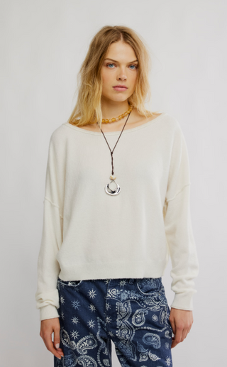 See Me Pullover - White Combo