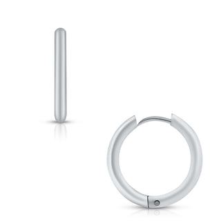 Erin Mini Hoop Earring - Silver