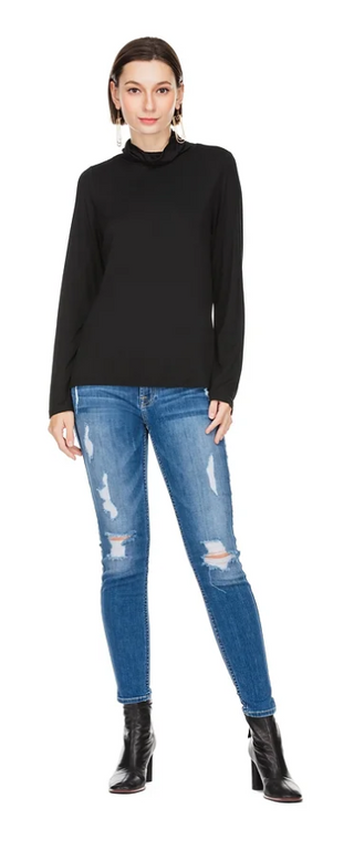 Mock Neck Top
