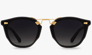 Beau Nylon Sunglasses - Black + Shadow 24K Polarized