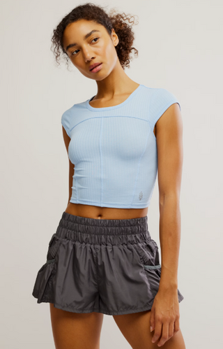 Tempo Ribbed Baby Tee - High Dive