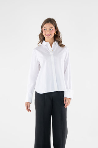 Classic Oxford - White Cotton Poplin