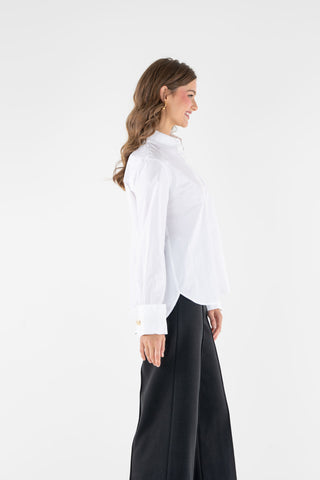 Classic Oxford - White Cotton Poplin