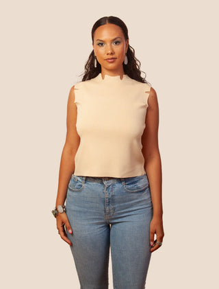 Betty Top - Light Beige