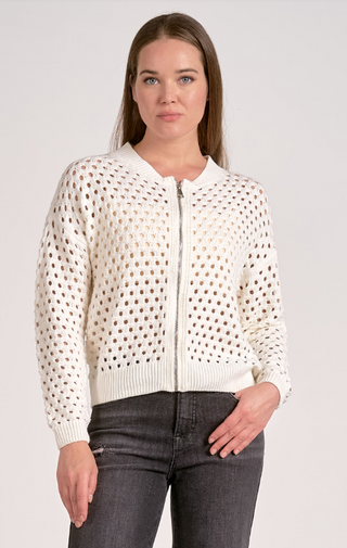 White Zip Jacket