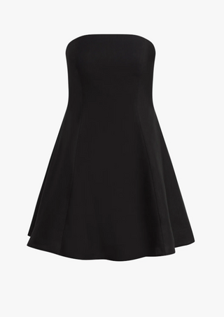 The Favorite Mini Linen Dress - Black