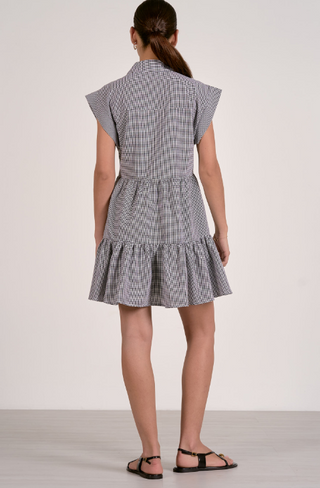Seersucker Dress - Black Seersucker Dress - Black