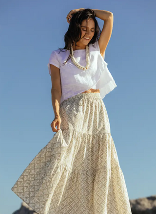 Resort Maxi Skirt - Abbey Stone