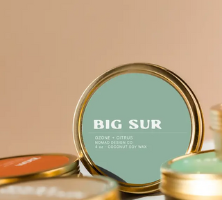 Big Sur Travel Tin Candle