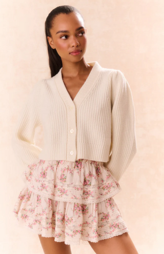 Ruffle Mini Skirt - Mauve Ballet