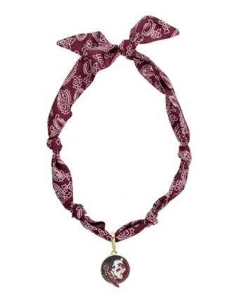 Florida State Seminoles Logo Bandana Scarf Necklace