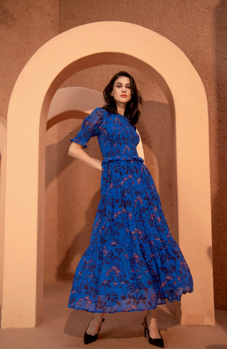 Klara Dress-Majorelle Indigo