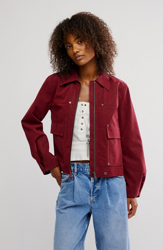 Blair Vegan Suede Jacket - Dionysus