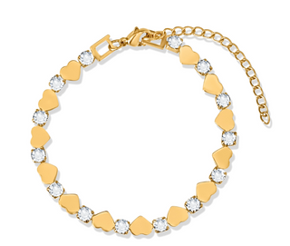 Jules Heart Chain Bracelet