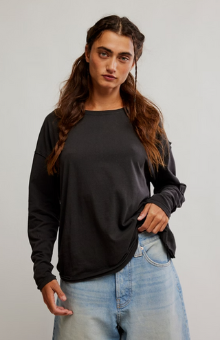 Nina Tee Long sleeve - Black