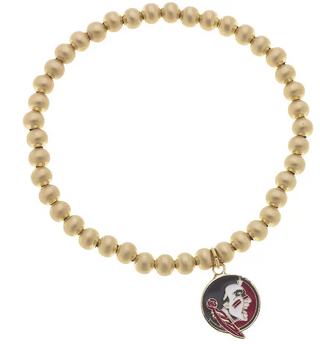 FSU Ball Bead Stretch Bracelet