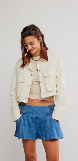 Martha Workwear Jacket - Ecru