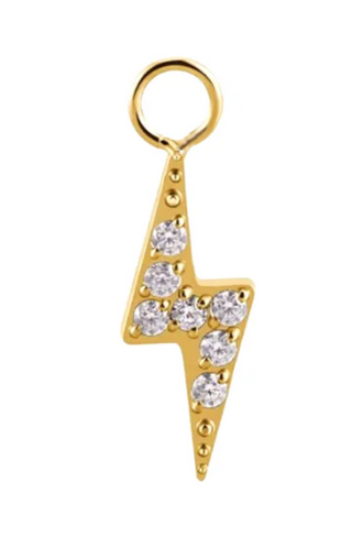 Meredith Lightning Bold Cartilage Charm - Gold
