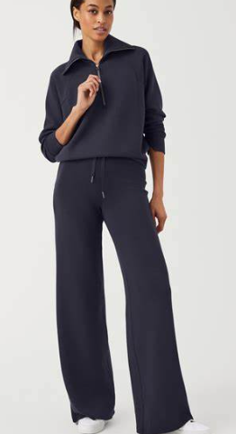 Air Essentials Wide Leg Pant - Faded Indigo