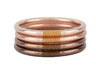 Fawn All Weather Bangles® (Set of 4) - Serenity Prayer - Medium