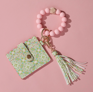 Lagos Blush Keychain Wristlet Wallet