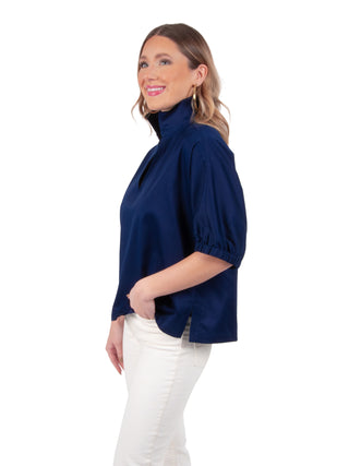 Poppy Top-Navy
