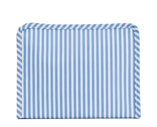 ROADIE MEDIUM Zip Pouch - PIMLICO STRIPE CHAMBRAY