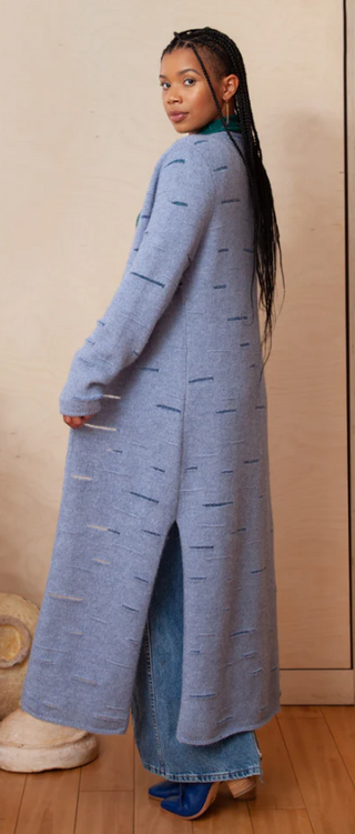 Limi Maxi Sweater-Fog Blue
