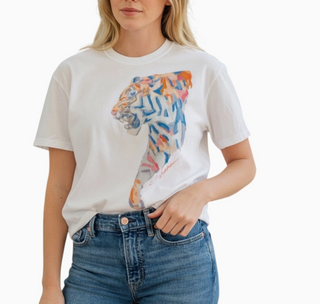 "Tiger Blue Roar" T-Shirt