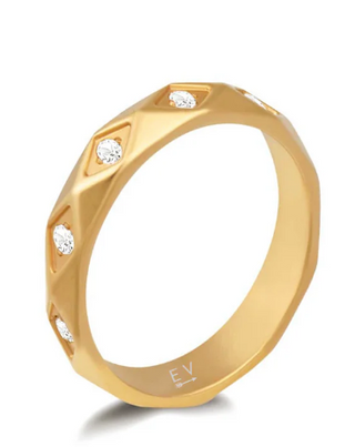 Celine Dainty Ring - Gold - Size 8