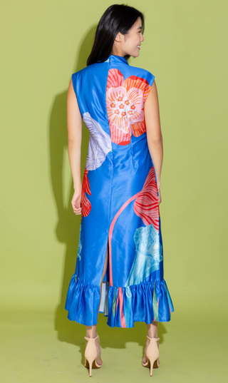Estelle Dress- Royal Fluorescence