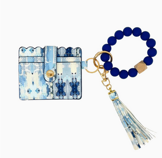 Ocean Breeze Keychain Wristlet Wallet