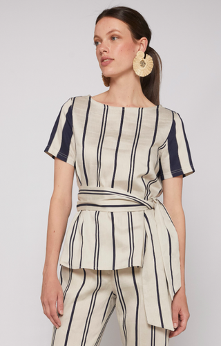 Sandra Elba Stripe Shirt - 336