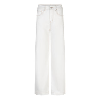 Trousers Jeans Wide - White
