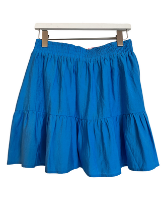 Tiered Skort-Turquoise