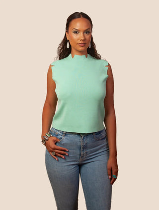 Betty Top - Light Mint