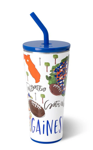 Saturdays in Gainesville Straw Tumbler (32 oz)