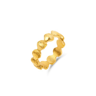 Libby Shell Ring - Gold