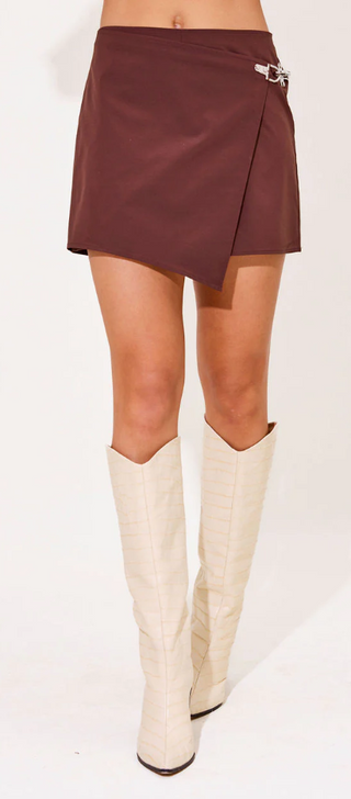 Felicity Skort-Chocolate