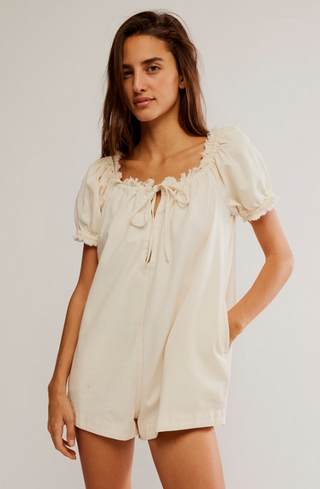 Daisy Denim Babydoll Romper