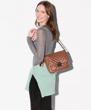 Terracotta Medium Crosby Lock Crossbody