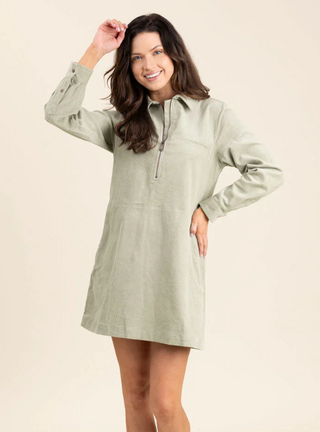 Athens Dress-Pistachio