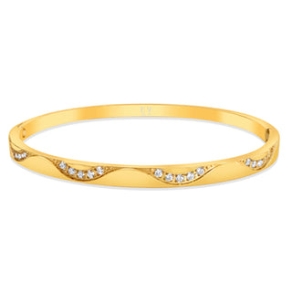 Chiara Bangle Bracelet - Gold