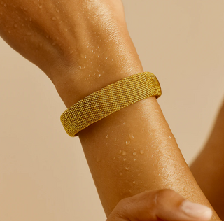 Marley Mesh Cuff Bracelet - Gold