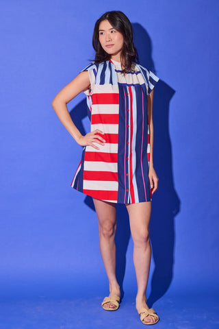 Tucker Dress- Maritime Stripe